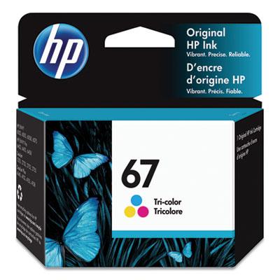 Original HP 67 Tri-Color Ink Cartridge, HP 3YM55AN