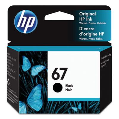 Original HP 67 Black Ink Cartridge, HP 3YM56AN