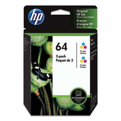 Original HP 64 (6ZA55AN) Tri-Color Ink Cartridge