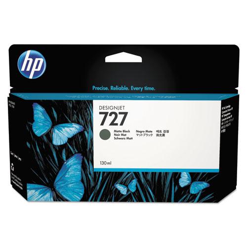 Original HP 727, (B3P22A) Matte Black Original Ink Cartridge, 130 mL