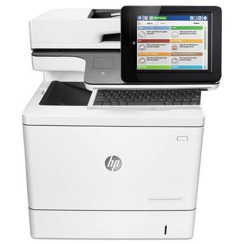 Original HP Color LaserJet Enterprise Flow MFP M577z Wireless Printer, Copy/Fax/Print/Scan