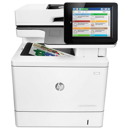 Original HP Color LaserJet Enterprise Flow MFP M577c Wireless Printer, Copy/Fax/Print/Scan