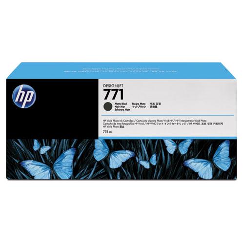 Original HP 771, (CR250A) 3-pack Matte Black Original Ink Cartridges