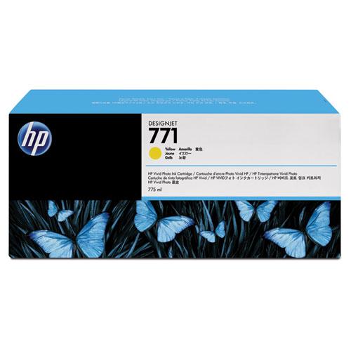 Original HP 771, (B6Y42A) 3-pack Yellow Original Ink Cartridges