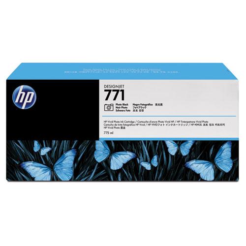 Original HP 771, (CR256A) 3-pack Photo Black Original Ink Cartridges