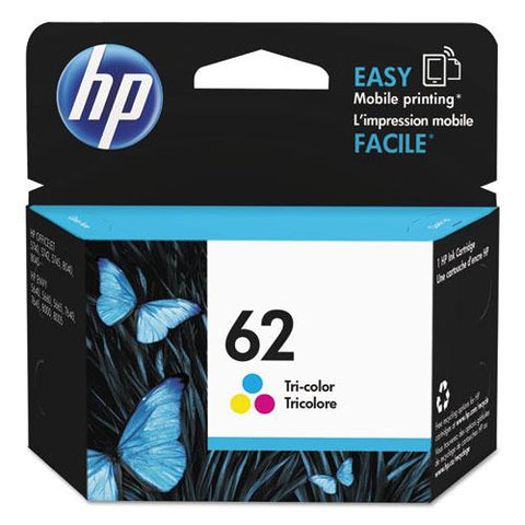 Original HP 62, (C2P06AN) Tri-color Original Ink Cartridge