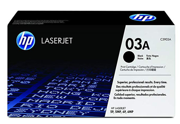 Original HP C3903A ( HP 03A ) Black Laser Toner Cartridge (4K YLD)