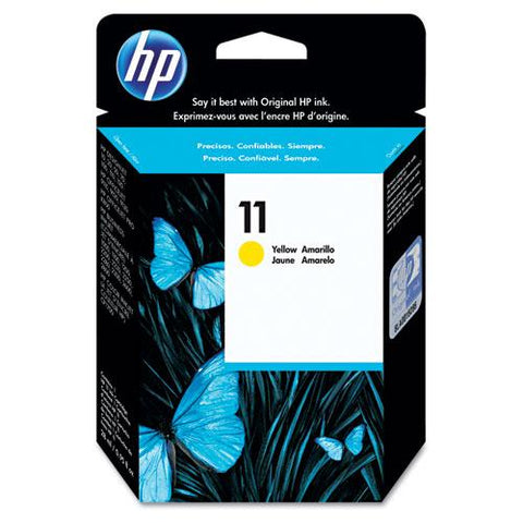 Original HP 11, (C4838A) Yellow Original Ink Cartridge