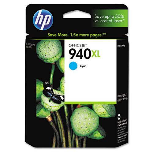 Original HP 940XL, (C4907AN) High Yield Cyan Original Ink Cartridge