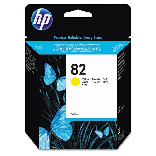 Original HP 82, (C4913A) Yellow Original Ink Cartridge