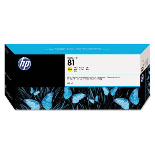 Original HP 81 (C4933A) Yellow Original Ink Cartridge