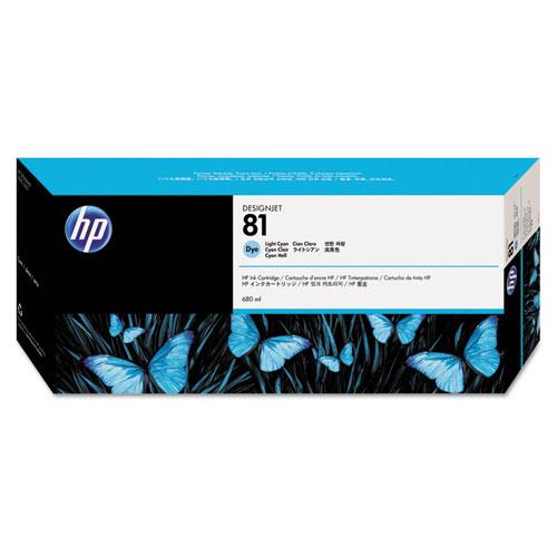 Original HP 81 (C4934A) Light Cyan Original Ink Cartridge