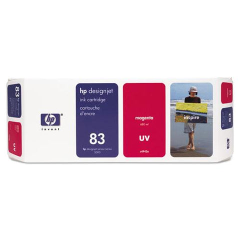 Original HP 83 (C4940A) UV Black Original Ink Cartridge
