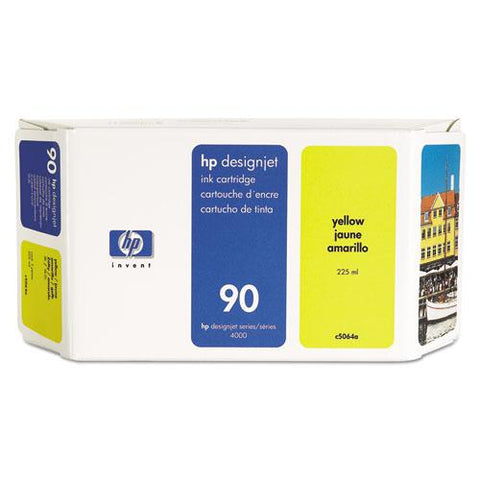 Original HP 90, (C5064A) Yellow Original Ink Cartridge