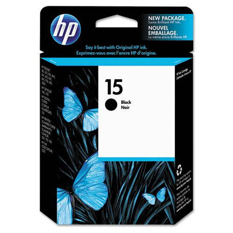 Original HP 15, (C6615DN) Black Original Ink Cartridge
