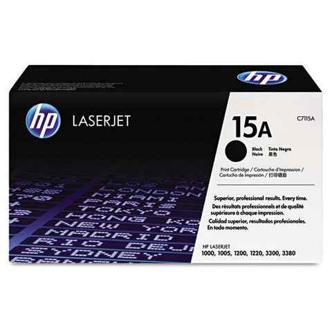 Original HP 15A, (C7115A) Black Original LaserJet Toner Cartridge