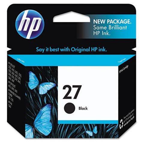 Original HP 27, (C8727AN) Black Original Ink Cartridge