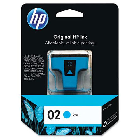 Original HP 02, (C8771WN) Cyan Original Ink Cartridge