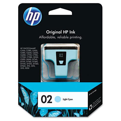 Original HP 02, (C8774WN) Light Cyan Original Ink Cartridge