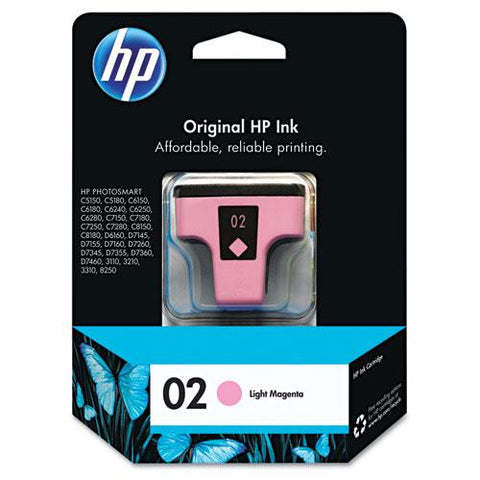 Original HP 02, (C8775WN) Light Magenta Original Ink Cartridge