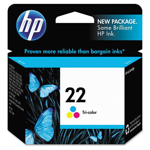 Original HP 22, (C9352AN) Tri-color Original Ink Cartridge