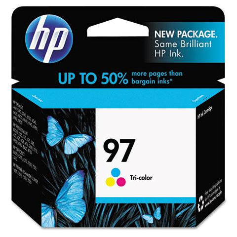 Original HP 97, (C9363WN) Tri-Color Original Ink Cartridge