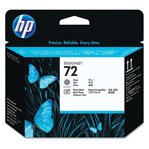 Original HP 72, (C9380A) Gray/Black Printhead