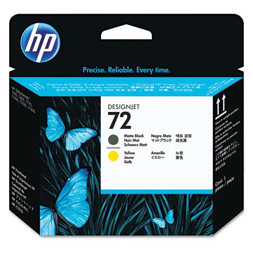 Original HP 72, (C9384A) Black/Yellow Printhead