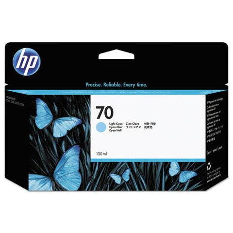 Original HP 70, (C9390A) Light Cyan Original Ink Cartridge