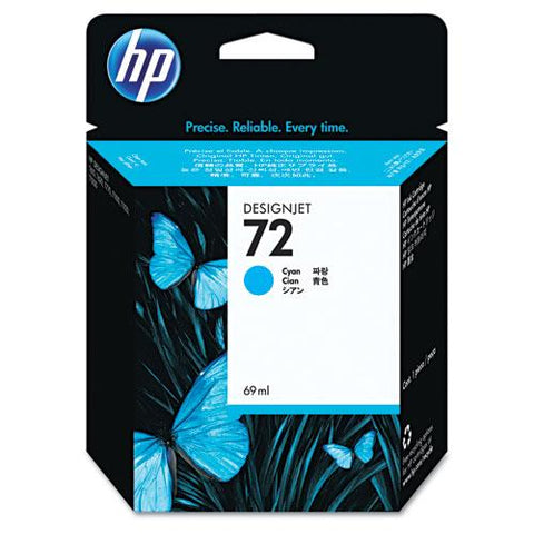 Original HP 72, (C9398A) Cyan Original Ink Cartridge