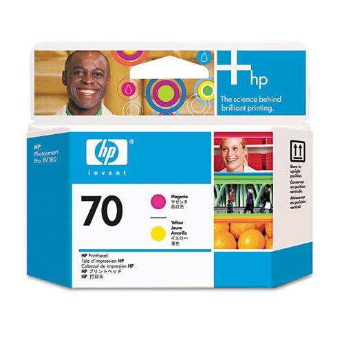 Original HP 70, (C9406A) Magenta/Yellow Printhead