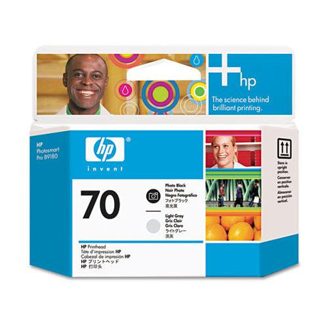 Original HP 70, (C9407A) Photo Black/Light Gray Printhead