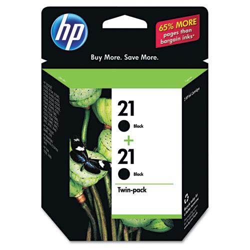 Original HP 21, (C9508FN) 2-pack Black Original Ink Cartridges