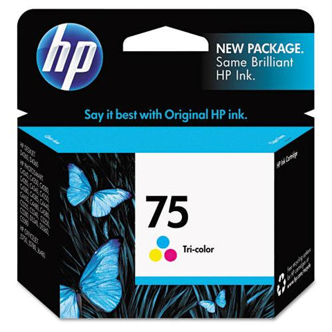 Original HP 75, (CB337WN) Tri-color Original Ink Cartridge