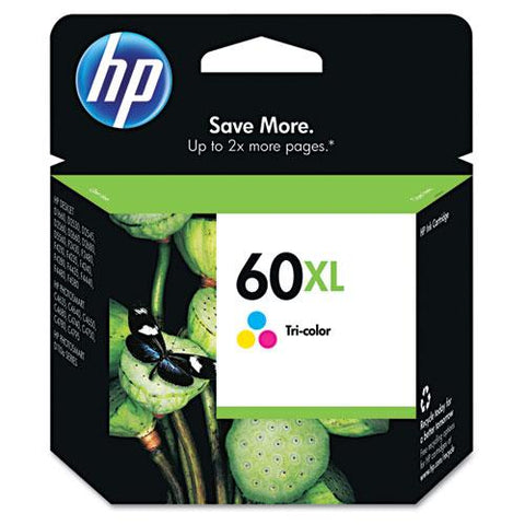 Original HP 60XL, (CC644WN) High Yield Tri-color Original Ink Cartridge