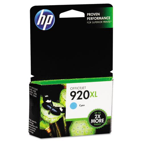 Original HP 920XL, (CD972AN) High Yield Cyan Original Ink Cartridge