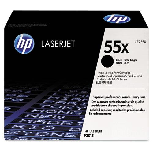 Original HP 55X, (CE255X) High Yield Black Original LaserJet Toner Cartridge