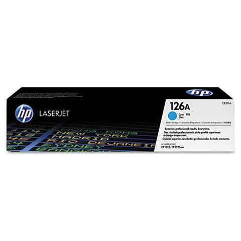 Original HP 126A, (CE311A) Cyan Original LaserJet Toner Cartridge