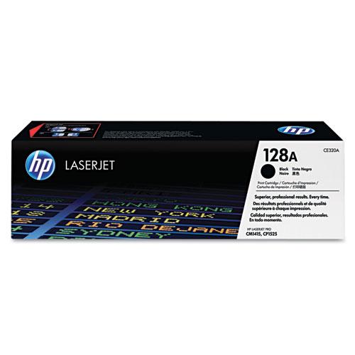 Original HP 128A, (CE320A) Black Original LaserJet Toner Cartridge