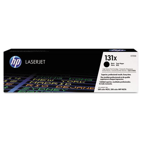 Original HP 131X, (CF210X) High Yield Black Original LaserJet Toner Cartridge