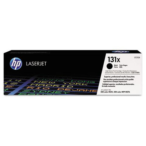 Original HP 131X, (CF210X) High Yield Black Original LaserJet Toner Cartridge