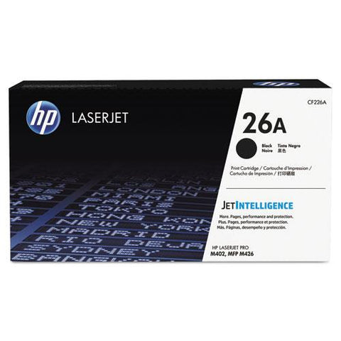 Original HP 26A, (CF226A) Black Original LaserJet Toner Cartridge