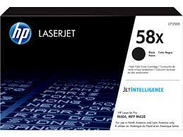 Original HP 58X Black Toner Cartridge, High Yield, HP CF258X