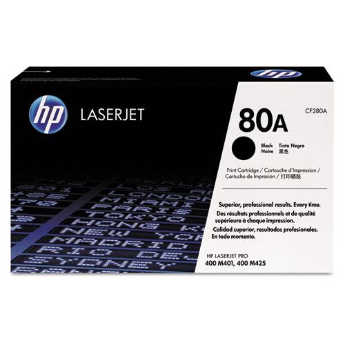 Original HP 80A, (CF280A) Black Original LaserJet Toner Cartridge