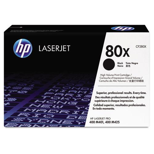 Original HP 80X, (CF280X) High Yield Black Original LaserJet Toner Cartridge