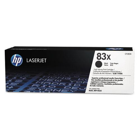 Original HP 83X, (CF283X) High Yield Black Original LaserJet Toner Cartridge