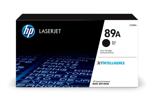 Original HP 89A Black Toner Cartridge, Standard Yield, HP CF289A