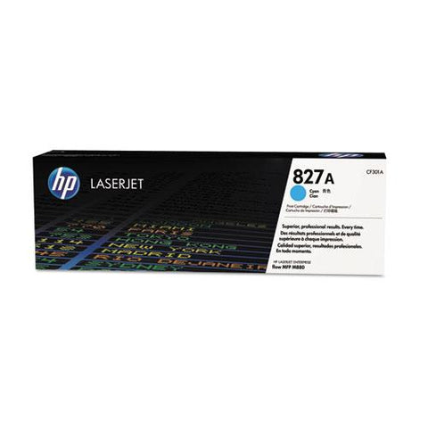 Original HP 827A, (CF301A) Cyan Original LaserJet Toner Cartridge