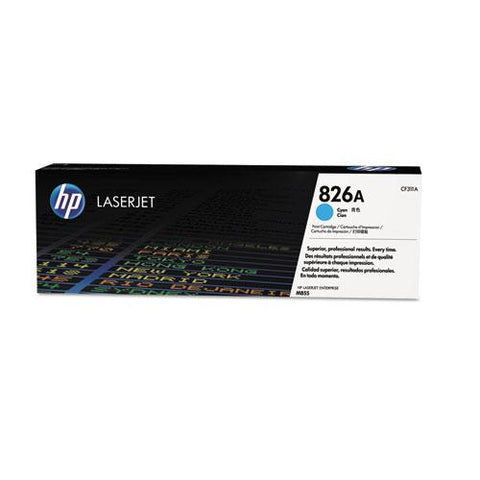 Original HP 826A, (CF311A) Cyan Original LaserJet Toner Cartridge