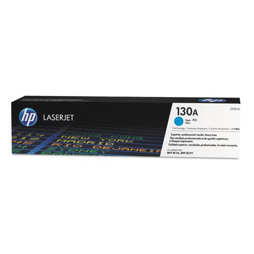 Original HP 130A, (CF351A) Cyan Original LaserJet Toner Cartridge